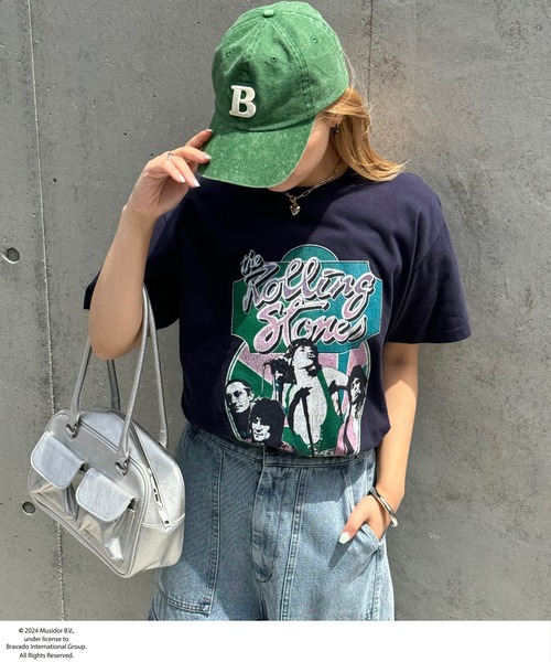 CIAOPANIC（チャオパニック）の「【ユニセックス】【THE ROLLING STONES/ローリング・ストーンズ】ヴィンテージ加工ロックTシャツ（Tシャツ/カットソー・レディース・ベージュ/クリア/ベージュ系その他2/ホワイト系その他3/ホワイト/ベージュ系その他/ホワイト系その他/アイボリー/ホワイト系その他4/ホワイト系その他2/オフホワイト/ベージュ系その他3/レッド/レッド系その他・FREE）」の9枚目の写真