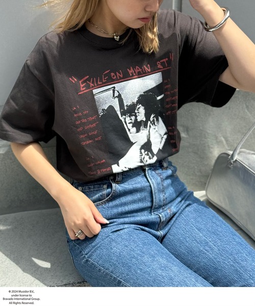CIAOPANIC（チャオパニック）の「【ユニセックス】【THE ROLLING STONES/ローリング・ストーンズ】ヴィンテージ加工ロックTシャツ（Tシャツ/カットソー・レディース・ベージュ/クリア/ベージュ系その他2/ホワイト系その他3/ホワイト/ベージュ系その他/ホワイト系その他/アイボリー/ホワイト系その他4/ホワイト系その他2/オフホワイト/ベージュ系その他3/レッド/レッド系その他・FREE）」の12枚目の写真