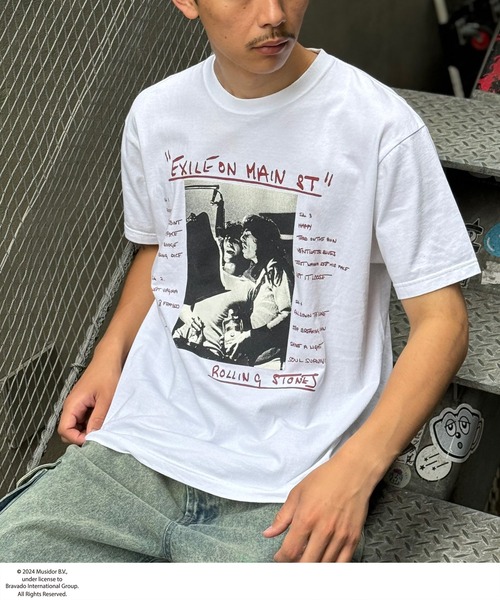 CIAOPANIC（チャオパニック）の「【ユニセックス】【THE ROLLING STONES/ローリング・ストーンズ】ヴィンテージ加工ロックTシャツ（Tシャツ/カットソー・レディース・ベージュ/クリア/ベージュ系その他2/ホワイト系その他3/ホワイト/ベージュ系その他/ホワイト系その他/アイボリー/ホワイト系その他4/ホワイト系その他2/オフホワイト/ベージュ系その他3/レッド/レッド系その他・FREE）」の14枚目の写真