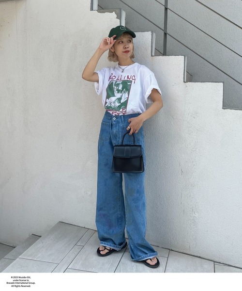 CIAOPANIC（チャオパニック）の「【ユニセックス】【THE ROLLING STONES/ローリング・ストーンズ】ヴィンテージ加工ロックTシャツ（Tシャツ/カットソー・レディース・ベージュ/クリア/ベージュ系その他2/ホワイト系その他3/ホワイト/ベージュ系その他/ホワイト系その他/アイボリー/ホワイト系その他4/ホワイト系その他2/オフホワイト/ベージュ系その他3/レッド/レッド系その他・FREE）」の16枚目の写真