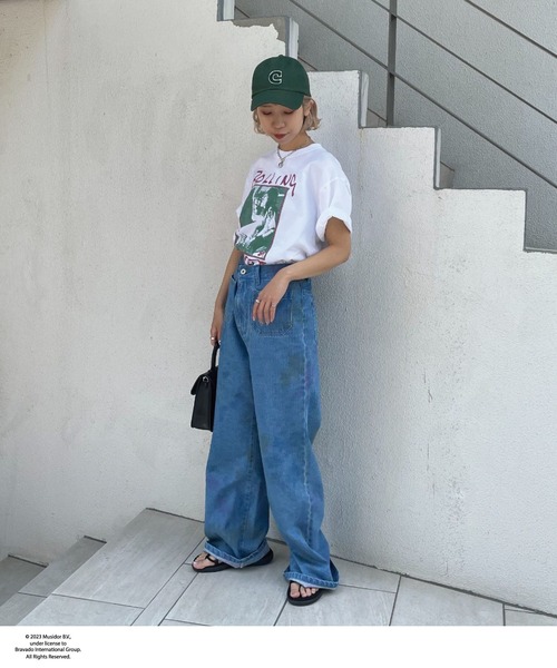 CIAOPANIC（チャオパニック）の「【ユニセックス】【THE ROLLING STONES/ローリング・ストーンズ】ヴィンテージ加工ロックTシャツ（Tシャツ/カットソー・レディース・ベージュ/クリア/ベージュ系その他2/ホワイト系その他3/ホワイト/ベージュ系その他/ホワイト系その他/アイボリー/ホワイト系その他4/ホワイト系その他2/オフホワイト/ベージュ系その他3/レッド/レッド系その他・FREE）」の17枚目の写真