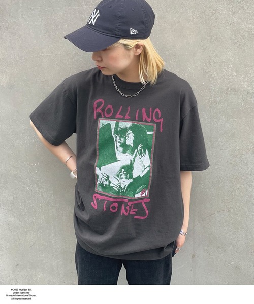 CIAOPANIC（チャオパニック）の「【ユニセックス】【THE ROLLING STONES/ローリング・ストーンズ】ヴィンテージ加工ロックTシャツ（Tシャツ/カットソー・レディース・ベージュ/クリア/ベージュ系その他2/ホワイト系その他3/ホワイト/ベージュ系その他/ホワイト系その他/アイボリー/ホワイト系その他4/ホワイト系その他2/オフホワイト/ベージュ系その他3/レッド/レッド系その他・FREE）」の20枚目の写真
