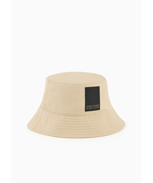 ARMANI EXCHANGE(アルマーニエクスチェンジ)の「【A|X アルマーニ エクスチェンジ】AXロゴ バケットハット(ハット・レディース・アイボリー・M/L/XS/S)」の1枚目の写真