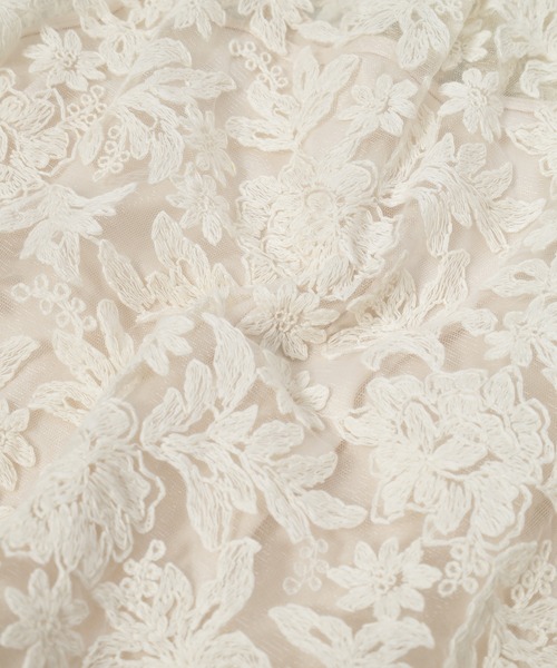 fifth（フィフス）の「フラワーレースキャミ付ブラウス（シャツ/ブラウス・レディース・ブラック/ベージュ・M）」の20枚目の写真