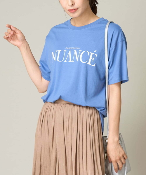 a.v.v（アーヴェヴェ）の「【EC販売不可】クラシックロゴTシャツ（Tシャツ/カットソー・レディース・ホワイト/ライトグレー/ネイビー/ブルー・40/38/42/36/34）」の4枚目の写真