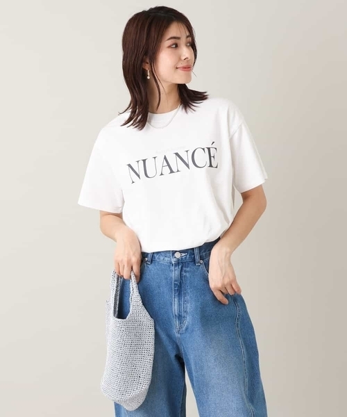 a.v.v（アーヴェヴェ）の「【EC販売不可】クラシックロゴTシャツ（Tシャツ/カットソー・レディース・ホワイト/ライトグレー/ネイビー/ブルー・40/38/42/36/34）」の7枚目の写真