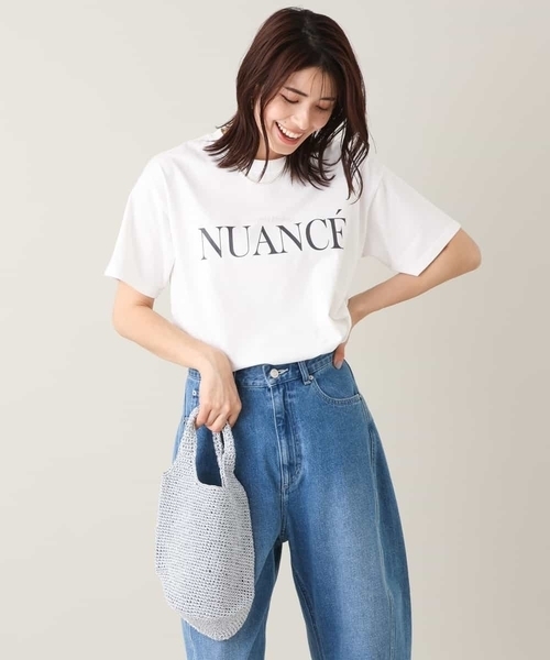 a.v.v（アーヴェヴェ）の「【EC販売不可】クラシックロゴTシャツ（Tシャツ/カットソー・レディース・ホワイト/ライトグレー/ネイビー/ブルー・40/38/42/36/34）」の8枚目の写真