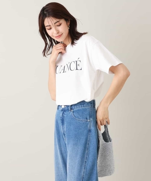 a.v.v（アーヴェヴェ）の「【EC販売不可】クラシックロゴTシャツ（Tシャツ/カットソー・レディース・ホワイト/ライトグレー/ネイビー/ブルー・40/38/42/36/34）」の9枚目の写真