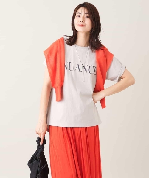 a.v.v（アーヴェヴェ）の「【EC販売不可】クラシックロゴTシャツ（Tシャツ/カットソー・レディース・ホワイト/ライトグレー/ネイビー/ブルー・40/38/42/36/34）」の15枚目の写真