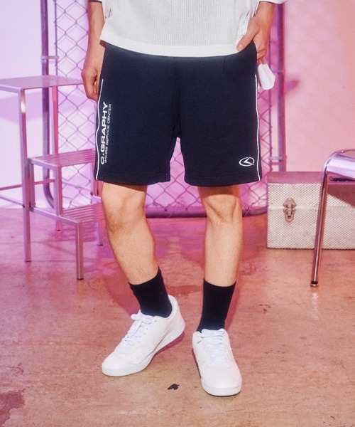 パンツ theredthread S gather knit shorts THEREDTHREAD】S gather knit shorts