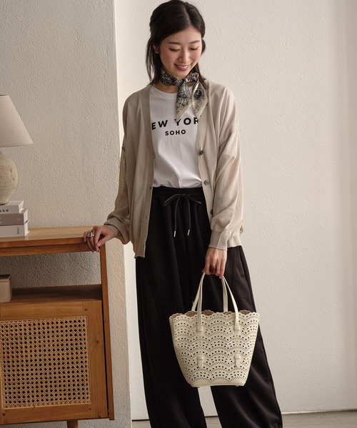 zakka スカラップレースパンチングトートバッグ（トートバッグ）｜ZAKKA-BOX