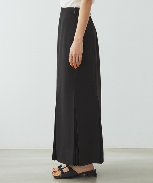 VIS（ビス）の「プリーツ切替マーメイドスカート（スカート・レディース・ベージュ/ブルー/ブラック・M/S）」の12枚目の写真