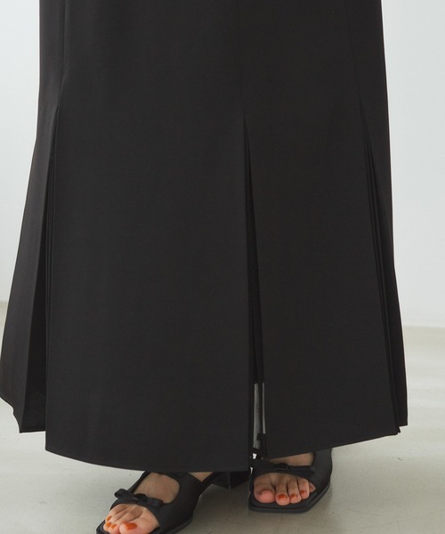 VIS（ビス）の「プリーツ切替マーメイドスカート（スカート・レディース・ベージュ/ブルー/ブラック・M/S）」の6枚目の写真