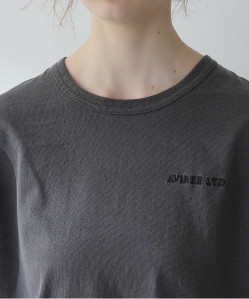 AVIREX(アヴィレックス)の「《直営店限定》FADE WASHT-SHIRT "PENSACOLA"/フェイドウォッシュTシャツ"ペンサコーラ"(Tシャツ/カットソー・レディース・オフホワイト/チャコールグレー/バーガンディー・SMALL/MEDIUM)」の12枚目の写真