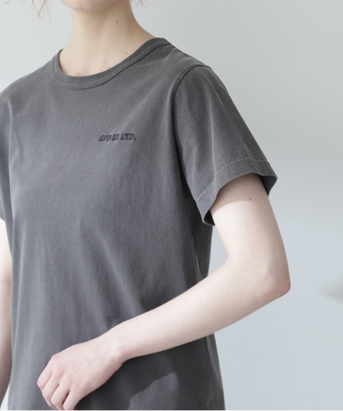 AVIREX(アヴィレックス)の「《直営店限定》FADE WASHT-SHIRT "PENSACOLA"/フェイドウォッシュTシャツ"ペンサコーラ"(Tシャツ/カットソー・レディース・オフホワイト/チャコールグレー/バーガンディー・SMALL/MEDIUM)」の13枚目の写真