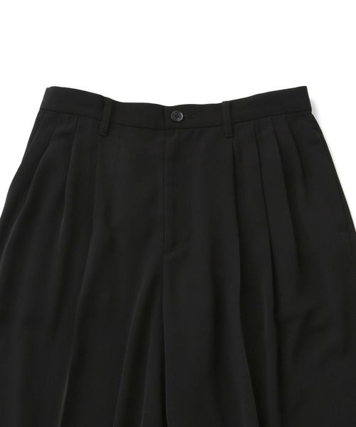 JUNRED(ジュンレッド)の「【 CICA加工・セットアップ対応 】ライトドレス4タックスーパーワイドパンツ(スラックス・メンズ・ブラック/チャコールグレー・L/M/S)」の13枚目の写真