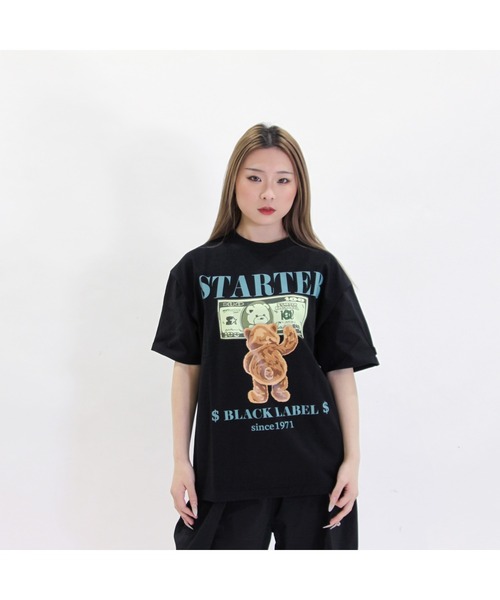 【セール】ベアープリント半袖Tシャツ（Tシャツ/カットソー）｜STARTER（スターター）