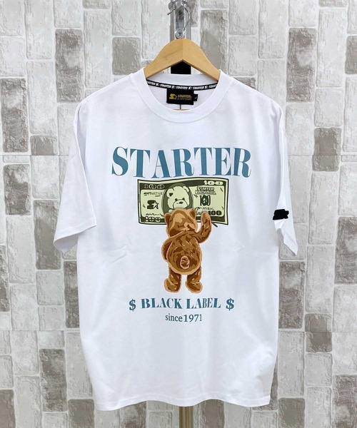 STARTER(スターター)の「ベアープリント半袖Tシャツ(Tシャツ/カットソー・メンズ・ブラック/ホワイト・M/XL/L)」の8枚目の写真