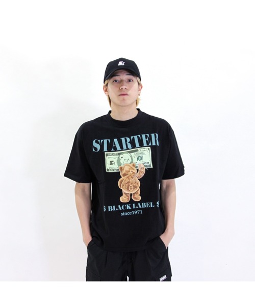 STARTER(スターター)の「ベアープリント半袖Tシャツ(Tシャツ/カットソー・メンズ・ブラック/ホワイト・M/XL/L)」の15枚目の写真
