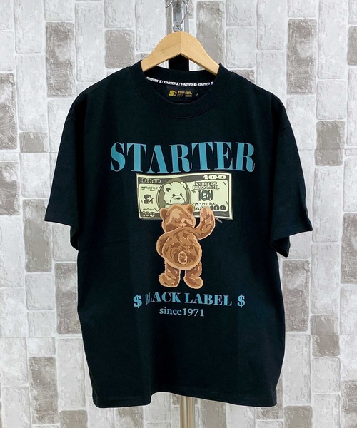 STARTER(スターター)の「ベアープリント半袖Tシャツ(Tシャツ/カットソー・メンズ・ブラック/ホワイト・M/XL/L)」の16枚目の写真