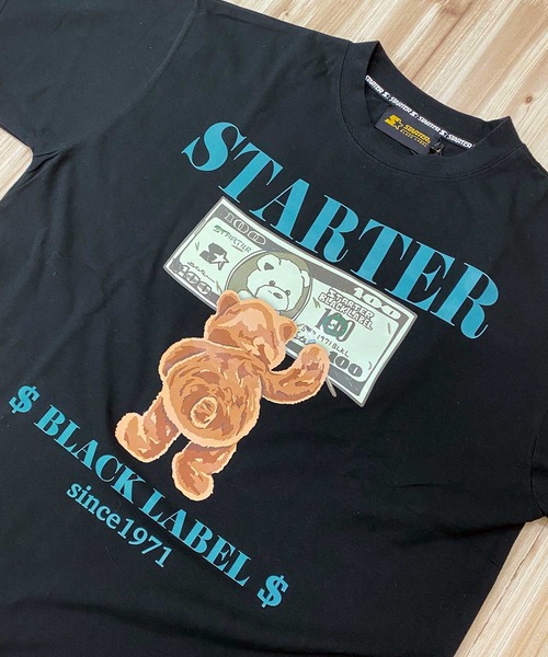 STARTER(スターター)の「ベアープリント半袖Tシャツ(Tシャツ/カットソー・メンズ・ブラック/ホワイト・M/XL/L)」の18枚目の写真