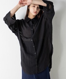 【WEB限定】-CIEL'AIR- リネンビッグシャツ