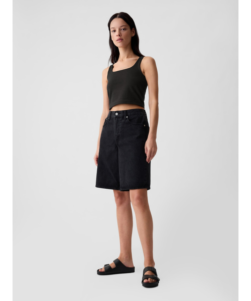 GAP(ギャップ)の「コンパクト ジャージー ブラキャミ(タンクトップ・レディース・カーキ/グレー/ブラック/ホワイト・L/XL/S/XS/M/XXS)」の12枚目の写真