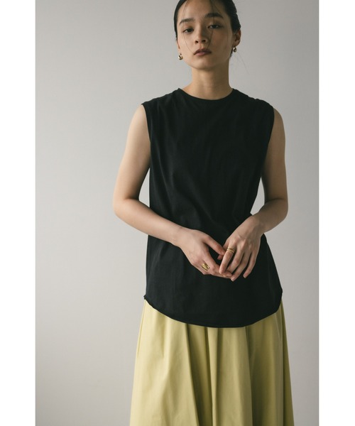 STYLEMIXER(スタイルミキサー)の「シアーバックシームタンク(タンクトップ・レディース・サックスブルー/ブラック/チャコールグレー/ホワイト・FREE)」の20枚目の写真