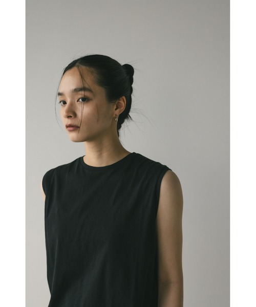 STYLEMIXER(スタイルミキサー)の「シアーバックシームタンク(タンクトップ・レディース・サックスブルー/ブラック/チャコールグレー/ホワイト・FREE)」の22枚目の写真