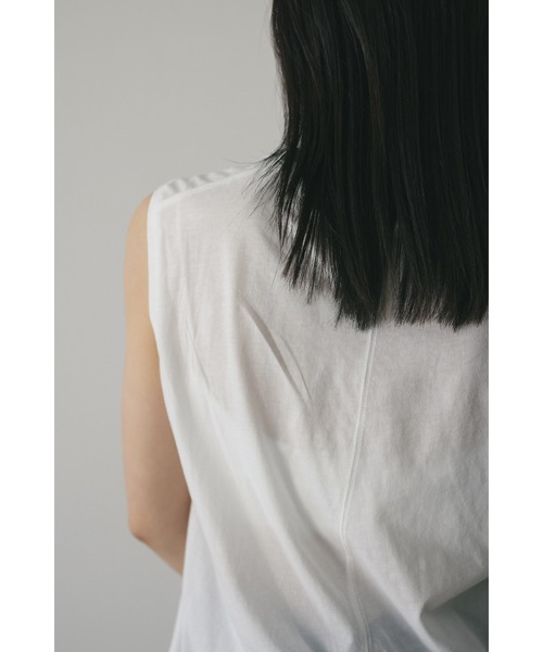 STYLEMIXER(スタイルミキサー)の「シアーバックシームタンク(タンクトップ・レディース・サックスブルー/ブラック/チャコールグレー/ホワイト・FREE)」の18枚目の写真