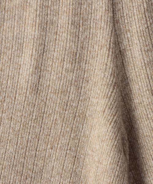 BEAUTY&YOUTH UNITED ARROWS(ビューティーアンドユースユナイテッドアローズ)の「<6(ROKU)>RIB KNIT WIDE PANTS/パンツ◆(その他パンツ・レディース・ブラック/ベージュ・38/36)」の7枚目の写真