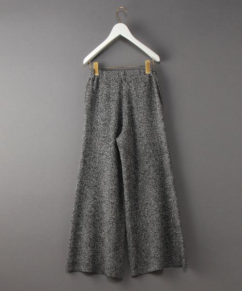 BEAUTY&YOUTH UNITED ARROWS(ビューティーアンドユースユナイテッドアローズ)の「<6(ROKU)>RIB KNIT WIDE PANTS/パンツ◆(その他パンツ・レディース・ブラック/ベージュ・38/36)」の8枚目の写真