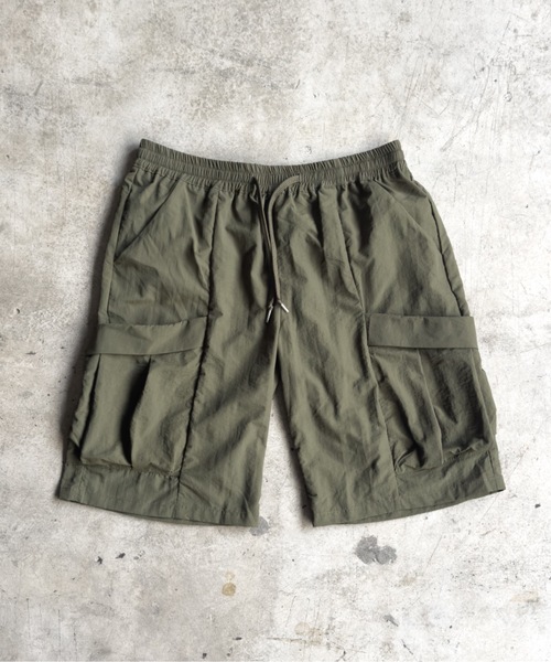 Magine（マージン）の「【SELECT】IR:ナイロンワッシャー カーゴショーツ（カーゴパンツ・メンズ・ブラック/ベージュ/カーキ・M/L/XL）」の13枚目の写真