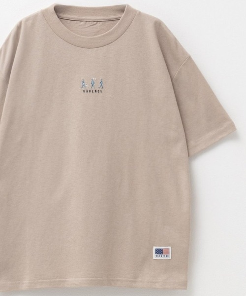 NAVY(ネイビー)の「【綿100%】NAVY USコットン 半袖Tシャツ ワンポイント刺繍Tシャツ(Tシャツ/カットソー・キッズ・ホワイト/チャコールグレー/ベージュ/ライトブルー/ピンク/モカ/ラベンダー/ミント/イエロー系その他/グレー系その他2/ベージュ系その他2/ベージュ系その他/グリーン系その他/ブルー系その他/グレー系その他/ホワイト系その他・110/120/130/140/150/160)」の7枚目の写真