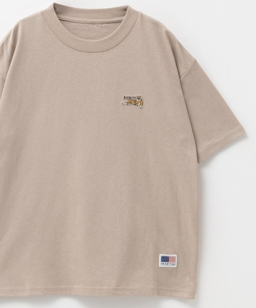NAVY(ネイビー)の「【綿100%】NAVY USコットン 半袖Tシャツ ワンポイント刺繍Tシャツ(Tシャツ/カットソー・キッズ・ホワイト/チャコールグレー/ベージュ/ライトブルー/ピンク/モカ/ラベンダー/ミント/イエロー系その他/グレー系その他2/ベージュ系その他2/ベージュ系その他/グリーン系その他/ブルー系その他/グレー系その他/ホワイト系その他・110/120/130/140/150/160)」の8枚目の写真