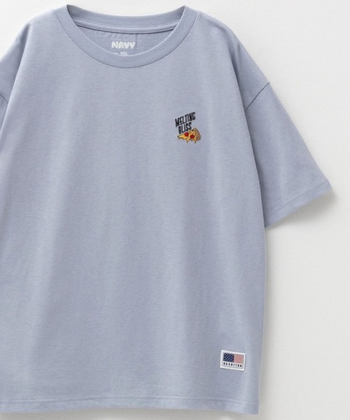 NAVY(ネイビー)の「【綿100%】NAVY USコットン 半袖Tシャツ ワンポイント刺繍Tシャツ(Tシャツ/カットソー・キッズ・ホワイト/チャコールグレー/ベージュ/ライトブルー/ピンク/モカ/ラベンダー/ミント/イエロー系その他/グレー系その他2/ベージュ系その他2/ベージュ系その他/グリーン系その他/ブルー系その他/グレー系その他/ホワイト系その他・110/120/130/140/150/160)」の13枚目の写真