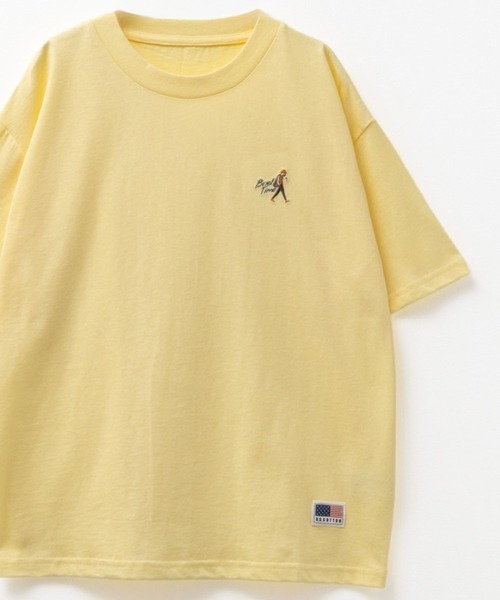 NAVY(ネイビー)の「【綿100%】NAVY USコットン 半袖Tシャツ ワンポイント刺繍Tシャツ(Tシャツ/カットソー・キッズ・ホワイト/チャコールグレー/ベージュ/ライトブルー/ピンク/モカ/ラベンダー/ミント/イエロー系その他/グレー系その他2/ベージュ系その他2/ベージュ系その他/グリーン系その他/ブルー系その他/グレー系その他/ホワイト系その他・110/120/130/140/150/160)」の15枚目の写真