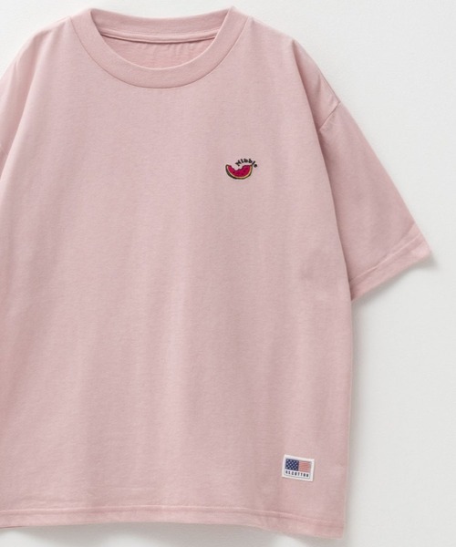 NAVY(ネイビー)の「【綿100%】NAVY USコットン 半袖Tシャツ ワンポイント刺繍Tシャツ(Tシャツ/カットソー・キッズ・ホワイト/チャコールグレー/ベージュ/ライトブルー/ピンク/モカ/ラベンダー/ミント/イエロー系その他/グレー系その他2/ベージュ系その他2/ベージュ系その他/グリーン系その他/ブルー系その他/グレー系その他/ホワイト系その他・110/120/130/140/150/160)」の16枚目の写真