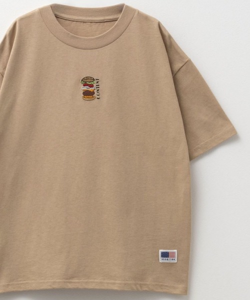 NAVY(ネイビー)の「【綿100%】NAVY USコットン 半袖Tシャツ ワンポイント刺繍Tシャツ(Tシャツ/カットソー・キッズ・ホワイト/チャコールグレー/ベージュ/ライトブルー/ピンク/モカ/ラベンダー/ミント/イエロー系その他/グレー系その他2/ベージュ系その他2/ベージュ系その他/グリーン系その他/ブルー系その他/グレー系その他/ホワイト系その他・110/120/130/140/150/160)」の9枚目の写真