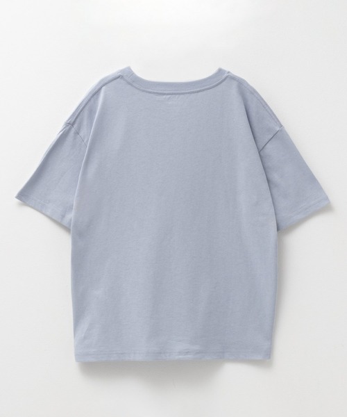 NAVY(ネイビー)の「【綿100%】NAVY USコットン 半袖Tシャツ ワンポイント刺繍Tシャツ(Tシャツ/カットソー・キッズ・ホワイト/チャコールグレー/ベージュ/ライトブルー/ピンク/モカ/ラベンダー/ミント/イエロー系その他/グレー系その他2/ベージュ系その他2/ベージュ系その他/グリーン系その他/ブルー系その他/グレー系その他/ホワイト系その他・110/120/130/140/150/160)」の18枚目の写真