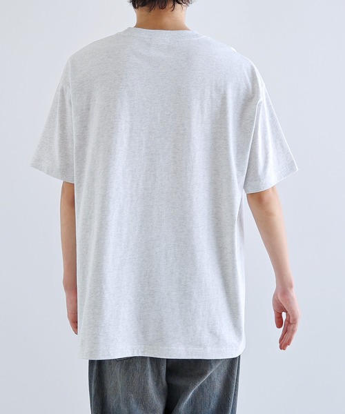 ANME(アンメ)の「ERAReactエンブロイダリーロゴ半袖Tシャツ(Tシャツ/カットソー・レディース・オートミール/ネイビー/オフホワイト/チャコールグレー・M/L/XL/XXL)」の14枚目の写真