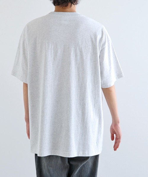ANME(アンメ)の「ERAReactエンブロイダリーロゴ半袖Tシャツ(Tシャツ/カットソー・レディース・オートミール/ネイビー/オフホワイト/チャコールグレー・M/L/XL/XXL)」の17枚目の写真