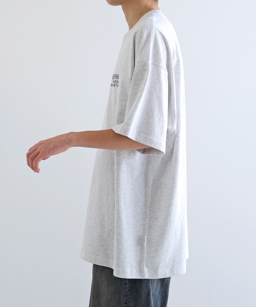 ANME(アンメ)の「ERAReactエンブロイダリーロゴ半袖Tシャツ(Tシャツ/カットソー・レディース・オートミール/ネイビー/オフホワイト/チャコールグレー・M/L/XL/XXL)」の19枚目の写真