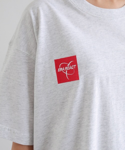 ANME(アンメ)の「ERAReactエンブロイダリーロゴ半袖Tシャツ(Tシャツ/カットソー・レディース・オートミール/ネイビー/オフホワイト/チャコールグレー・M/L/XL/XXL)」の22枚目の写真