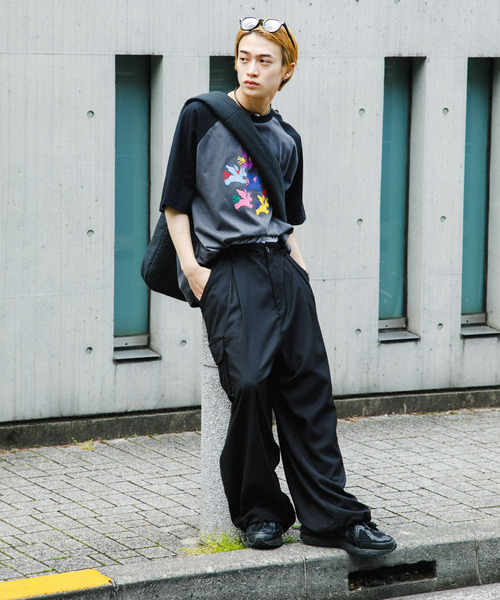 SENSE OF PLACE by URBAN RESEARCH（センスオブプレイスバイアーバンリサーチ）の「『別注』SHUHEI KOKI×SENSE OF PLACE　ラグランTシャツ（Tシャツ/カットソー・メンズ・ホワイト/ライトブルー/ブラック・MEDIUM/LARGE）」の22枚目の写真