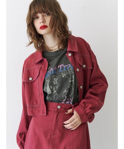 jouetie(ジュエティ)の「BIGポケットマルチWAYセットアップ(ワンピース・レディース・ブラック/ボルドー/パープル・MEDIUM)」の18枚目の写真