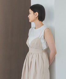 コクーンボリュームサロペット