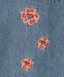 SOMETHING POPPY刺繍 デニムシャツ 楽天市場】SOMETHING POPPY刺繍 デニムシャツ／サムシング