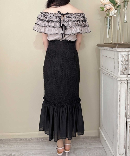 セール】ランダムシャーリングマーメイドスカート（スカート