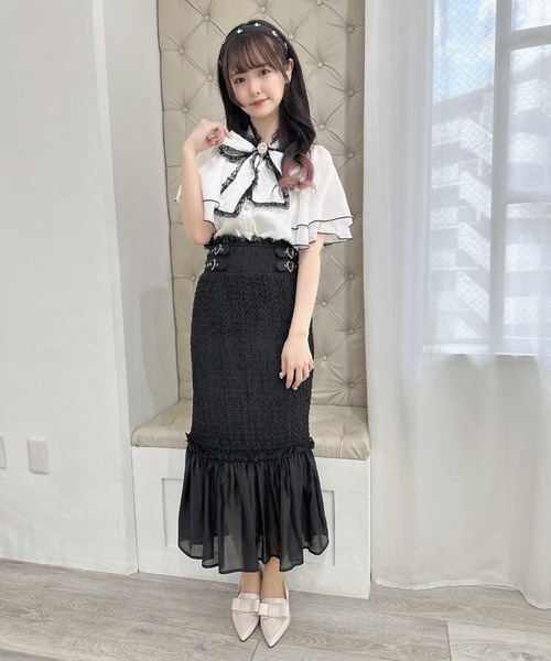 セール】ランダムシャーリングマーメイドスカート（スカート